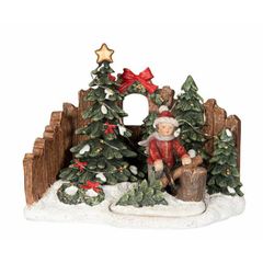 ĐỒ TRANG TRÍ CHRISTMAS - CẬU BÉ VÀ CÂY THÔNG