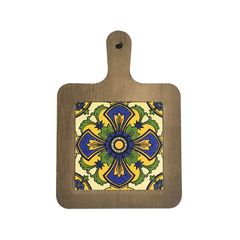 MIẾNG LÓT NỒI GỖ MẶT SỨ HỌA TIẾT VINTAGE