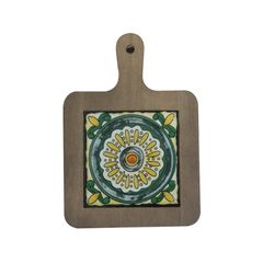 MIẾNG LÓT NỒI GỖ MẶT SỨ HỌA TIẾT VINTAGE