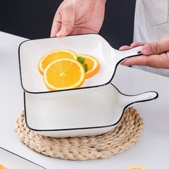 ĐĨA SỨ VUÔNG CÓ TAY CẦM