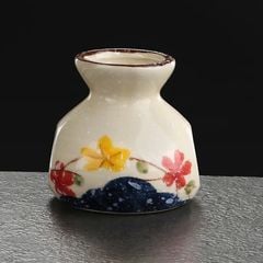 LỌ ĐỰNG TĂM HOẠ TIẾT HOA