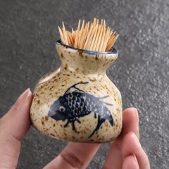 LỌ ĐỰNG TĂM HOẠ TIẾT CÁ