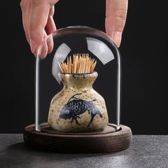 LỌ ĐỰNG TĂM HOẠ TIẾT CÁ