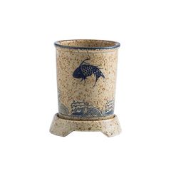 ỐNG ĐỰNG ĐŨA HOẠ TIẾT CÁ