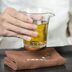 BỘ 4 KHĂN LAU THÊU HOA MAI TRẮNG