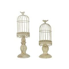 ĐẾ NẾN TRANG TRÍ VINTAGE HÌNH LỒNG CHIM
