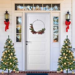 VÒNG TRANG TRÍ CHRISTMAS KÈM ĐÈN LED