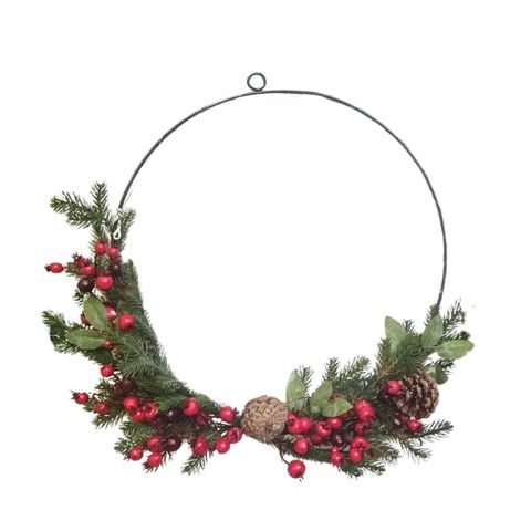 VÒNG TRANG TRÍ CHRISTMAS KÈM ĐÈN LED