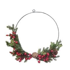 VÒNG TRANG TRÍ CHRISTMAS KÈM ĐÈN LED