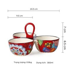 KHAY SỨ ĐỰNG ĐỒ ĂN