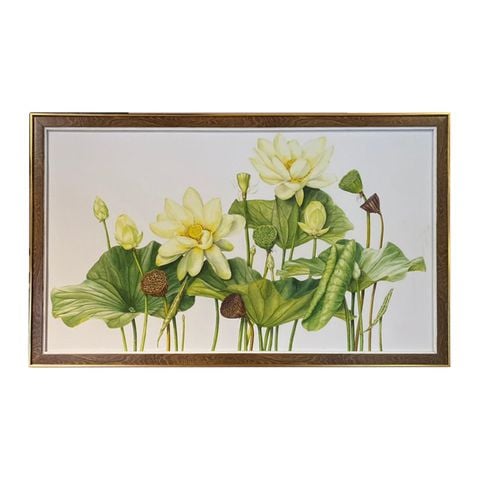 KHUNG TRANH TRANG TRÍ BẠCH SEN