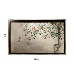 KHUNG TRANH TRANG TRÍ HOA BƯỚM TRÊN THUNG LŨNG