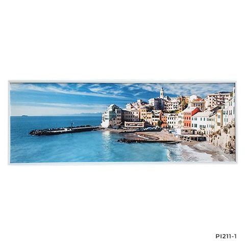 KHUNG TRANH TRANG TRÍ - VIEW OF BOGLIASCO KHUNG TRẮNG