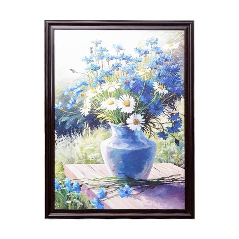 KHUNG TRANH TRANG TRÍ - BÌNH HOA DAISY