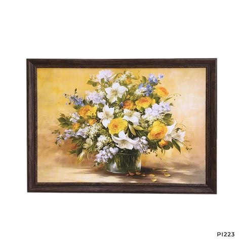 KHUNG TRANH TRANG TRÍ - BÌNH BÔNG VÀNG