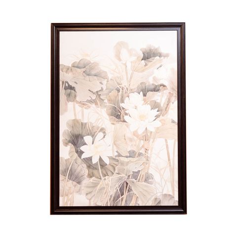 KHUNG TRANH TRANG TRÍ- ĐẦM BẠCH LIÊN