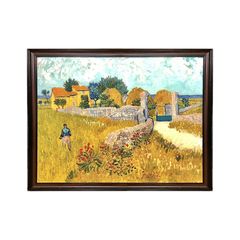 KHUNG TRANH TRANG TRÍ VANGOGH - FARMHOUSE IN PROVENCE