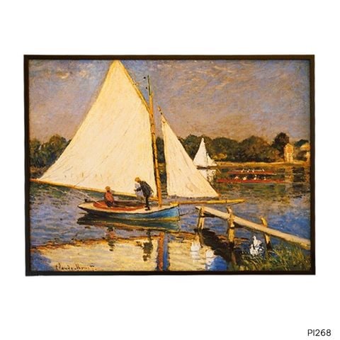 KHUNG TRANH TRANG TRÍ - BOATERS AT ARGENTEUIL