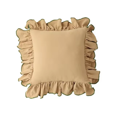 VỎ GỐI SOFA TRANG TRÍ MÀU NÂU NHẠT