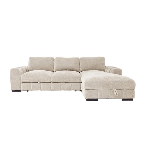 GHẾ SOFA BED GÓC SINTRA MÀU BEIGE