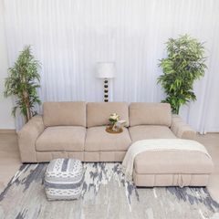 GHẾ SOFA BED GÓC SINTRA MÀU BEIGE