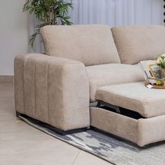 GHẾ SOFA BED GÓC SINTRA MÀU BEIGE