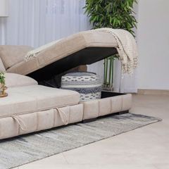 GHẾ SOFA BED GÓC SINTRA MÀU BEIGE
