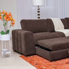 GHẾ SOFA BED GÓC SINTRA MÀU NÂU