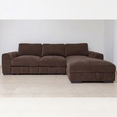 GHẾ SOFA BED GÓC SINTRA MÀU NÂU