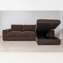 GHẾ SOFA BED GÓC SINTRA MÀU NÂU