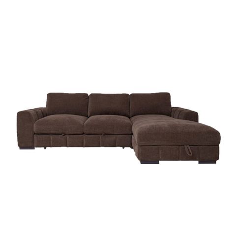 GHẾ SOFA BED GÓC SINTRA MÀU NÂU