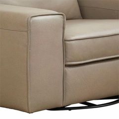 GHẾ SOFA ĐƠN DA BÒ HUDDLE SWILVER