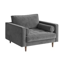 GHẾ SOFA ĐƠN GELA MÀU XÁM
