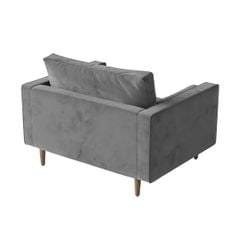 GHẾ SOFA ĐƠN GELA MÀU XÁM