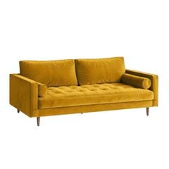 GHẾ SOFA 3 CHỖ GELA MÀU VÀNG