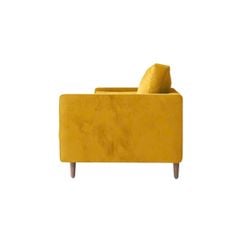 GHẾ SOFA 3 CHỖ GELA MÀU VÀNG