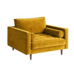 GHẾ SOFA ĐƠN GELA MÀU VÀNG