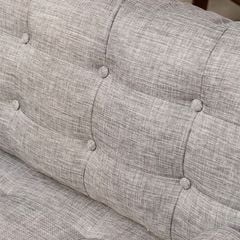 GHẾ SOFA 3 CHỖ DERRY MÀU XÁM
