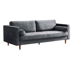 GHẾ SOFA 3 CHỖ HAZELTON MÀU XÁM