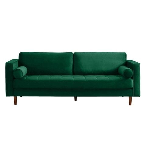 GHẾ SOFA 3 CHỖ HAZELTON MÀU XANH LÁ CÂY