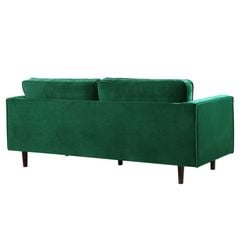GHẾ SOFA 3 CHỖ HAZELTON MÀU XANH LÁ CÂY