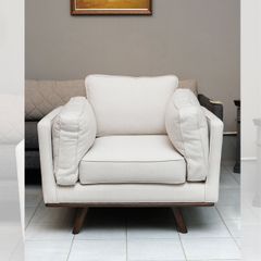 GHẾ SOFA ĐƠN TIMBER FABRIC