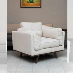 GHẾ SOFA ĐƠN TIMBER FABRIC