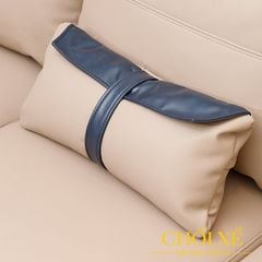 GHẾ SOFA 3 CHỖ NUBE MÀU KEM