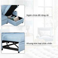 GHẾ SOFA BED MUNCHEN MÀU XANH