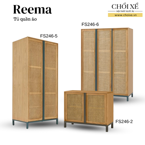 BỘ SƯU TẬP TỦ QUẦN ÁO REEMA