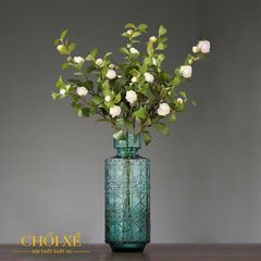 THỦY TINH MÀU XANH VINTAGE ORIENTAL