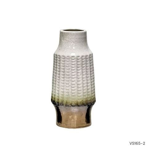 BÌNH HOA GỐM TRANG TRÍ GIBSON MÀU TRẮNG