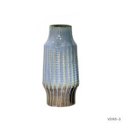 BÌNH HOA GỐM TRANG TRÍ GIBSON MÀU XANH DƯƠNG
