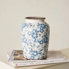 BÌNH HOA GỐM RẠN